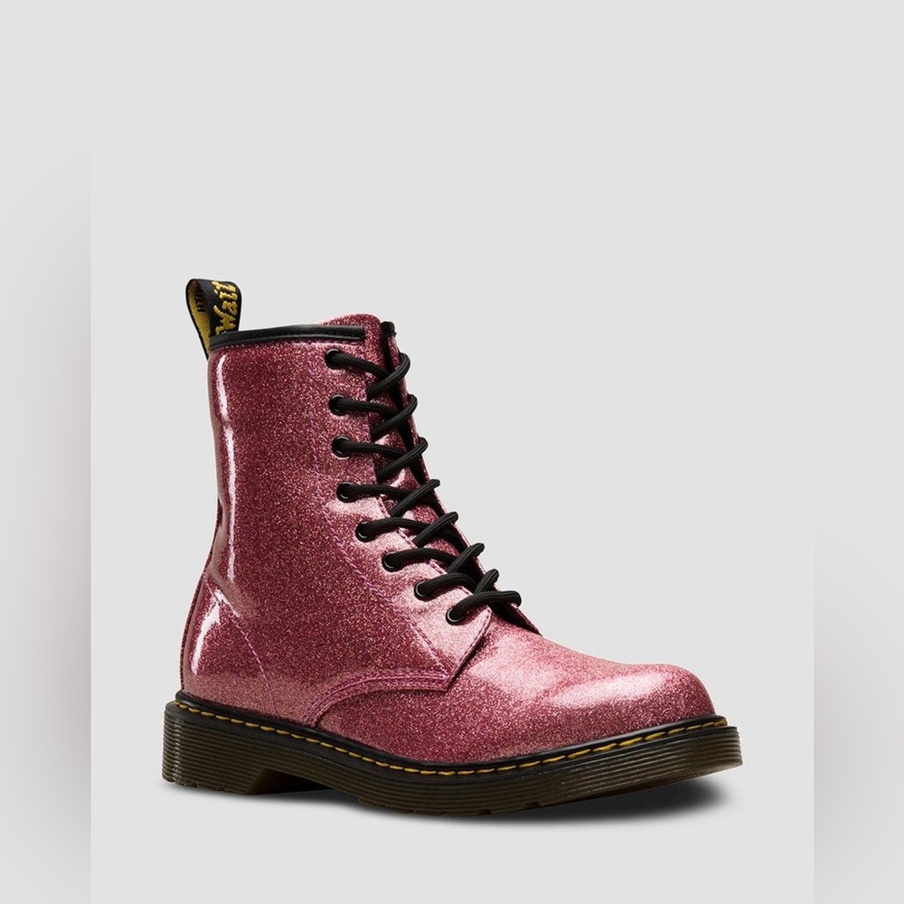 Dr. Martens Glitter Lace Boot Youth Size 5 *does have wear*